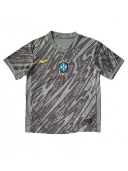 Brasilien Torwart Heimtrikot Copa America 2024 Kurzarm